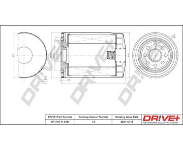 Olejový filtr Dr!ve+ DP1110.11.0167
