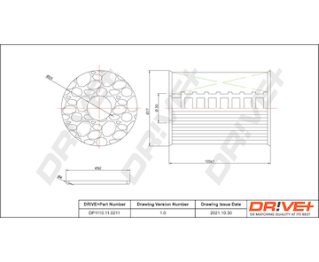 Olejový filtr Dr!ve+ DP1110.11.0211