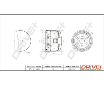 Olejový filtr Dr!ve+ DP1110.11.0255