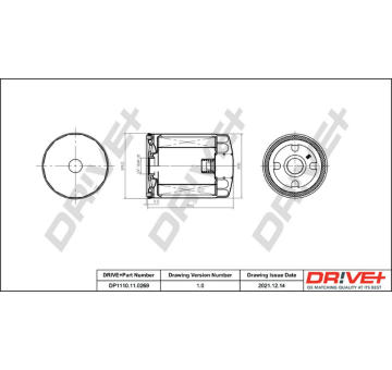 Olejový filtr Dr!ve+ DP1110.11.0269