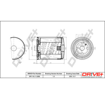 Olejový filtr Dr!ve+ DP1110.11.0292
