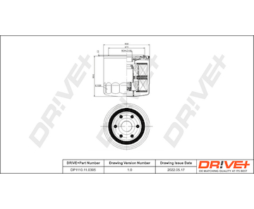Olejový filtr Dr!ve+ DP1110.11.0305