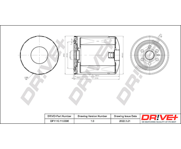 Olejový filtr Dr!ve+ DP1110.11.0306