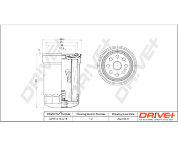 Olejový filtr Dr!ve+ DP1110.11.0314