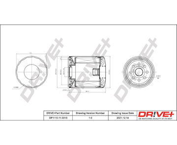 Olejový filtr Dr!ve+ DP1110.11.0318