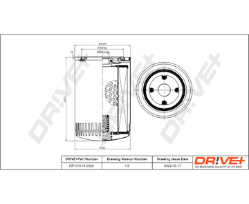 Olejový filtr Dr!ve+ DP1110.11.0322