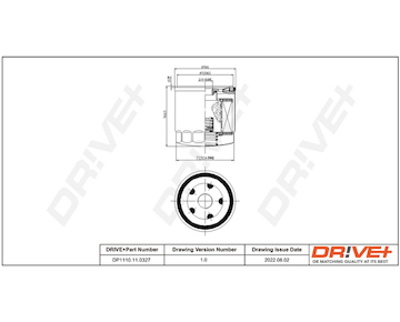 Olejový filtr Dr!ve+ DP1110.11.0327