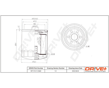 Olejový filtr Dr!ve+ DP1110.11.0349