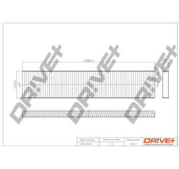 Filtr, vzduch v interiéru Dr!ve+ DP1110.12.0005