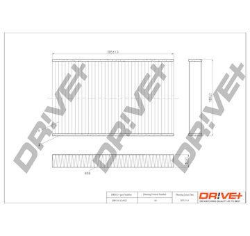 Filtr, vzduch v interiéru Dr!ve+ DP1110.12.0022