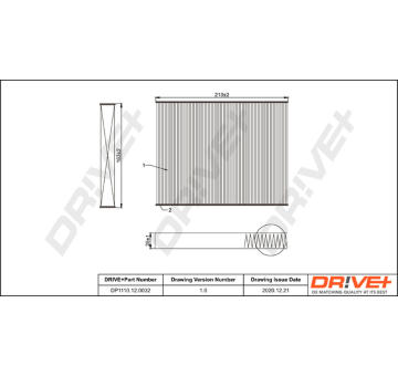 Filtr, vzduch v interiéru Dr!ve+ DP1110.12.0032