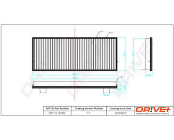 Filtr, vzduch v interiéru Dr!ve+ DP1110.12.0034