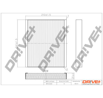 Filtr, vzduch v interiéru Dr!ve+ DP1110.12.0041