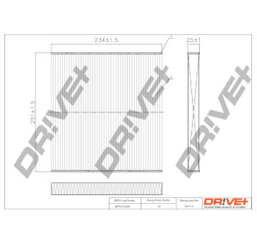 Filtr, vzduch v interiéru Dr!ve+ DP1110.12.0054