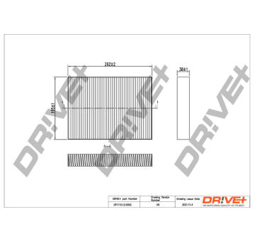 Filtr, vzduch v interiéru Dr!ve+ DP1110.12.0092