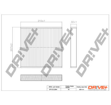 Filtr, vzduch v interiéru Dr!ve+ DP1110.12.0094