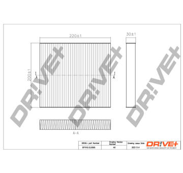 Filtr, vzduch v interiéru Dr!ve+ DP1110.12.0095