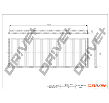 Filtr, vzduch v interiéru Dr!ve+ DP1110.12.0101