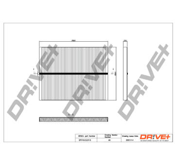 Filtr, vzduch v interiéru Dr!ve+ DP1110.12.0113