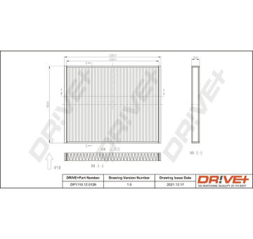 Filtr, vzduch v interiéru Dr!ve+ DP1110.12.0126