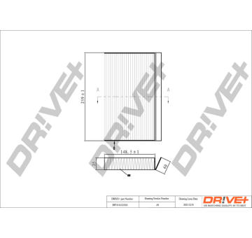 Filtr, vzduch v interiéru Dr!ve+ DP1110.12.0165
