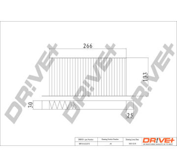 Filtr, vzduch v interiéru Dr!ve+ DP1110.12.0172