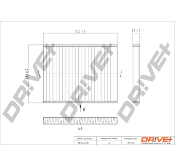 Filtr, vzduch v interiéru Dr!ve+ DP1110.12.0186