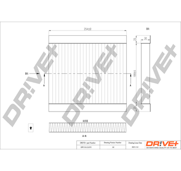 Filtr, vzduch v interiéru Dr!ve+ DP1110.12.0191