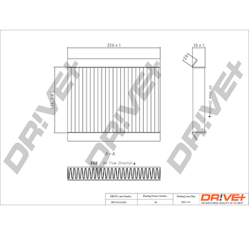 Filtr, vzduch v interiéru Dr!ve+ DP1110.12.0196