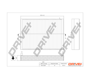 Filtr, vzduch v interiéru Dr!ve+ DP1110.12.0202