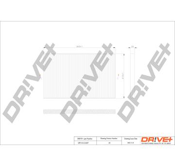 Filtr, vzduch v interiéru Dr!ve+ DP1110.12.0207