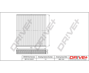 Filtr, vzduch v interiéru Dr!ve+ DP1110.12.0217