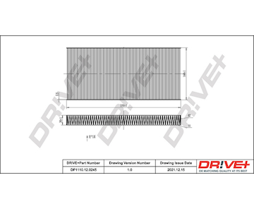 Filtr, vzduch v interiéru Dr!ve+ DP1110.12.0245