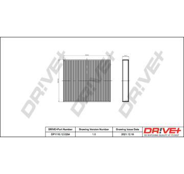 Filtr, vzduch v interiéru Dr!ve+ DP1110.12.0254