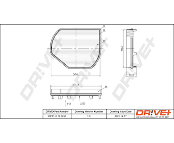 Filtr, vzduch v interiéru Dr!ve+ DP1110.12.0257