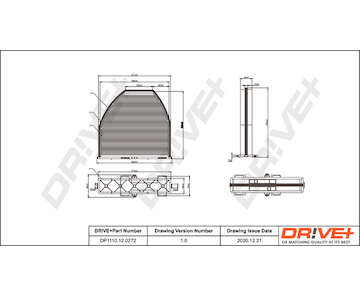 Filtr, vzduch v interiéru Dr!ve+ DP1110.12.0272