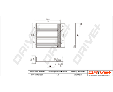 Filtr, vzduch v interiéru Dr!ve+ DP1110.12.0289