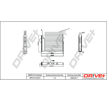 Filtr, vzduch v interiéru Dr!ve+ DP1110.12.0371