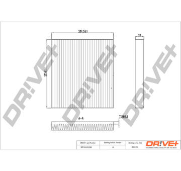 Filtr, vzduch v interiéru Dr!ve+ DP1110.12.0388