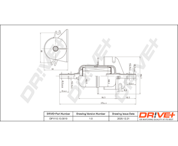 Palivový filtr Dr!ve+ DP1110.13.0010