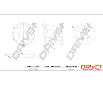 Palivový filtr Dr!ve+ DP1110.13.0035