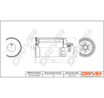 Palivový filtr Dr!ve+ DP1110.13.0043