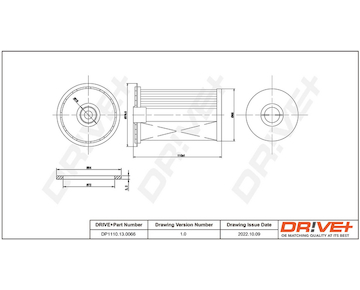 Palivový filtr Dr!ve+ DP1110.13.0066