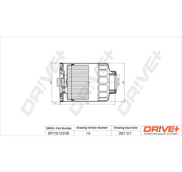 Palivový filtr Dr!ve+ DP1110.13.0136