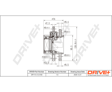 Palivový filtr Dr!ve+ DP1110.13.0164