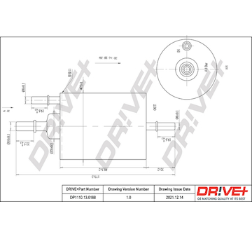 Palivový filtr Dr!ve+ DP1110.13.0188