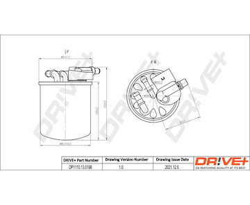 Palivový filtr Dr!ve+ DP1110.13.0198
