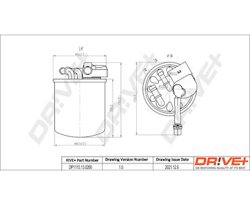 Palivový filtr Dr!ve+ DP1110.13.0200