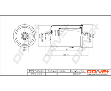 Palivový filtr Dr!ve+ DP1110.13.0249