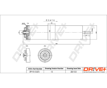 Palivový filtr Dr!ve+ DP1110.13.0273